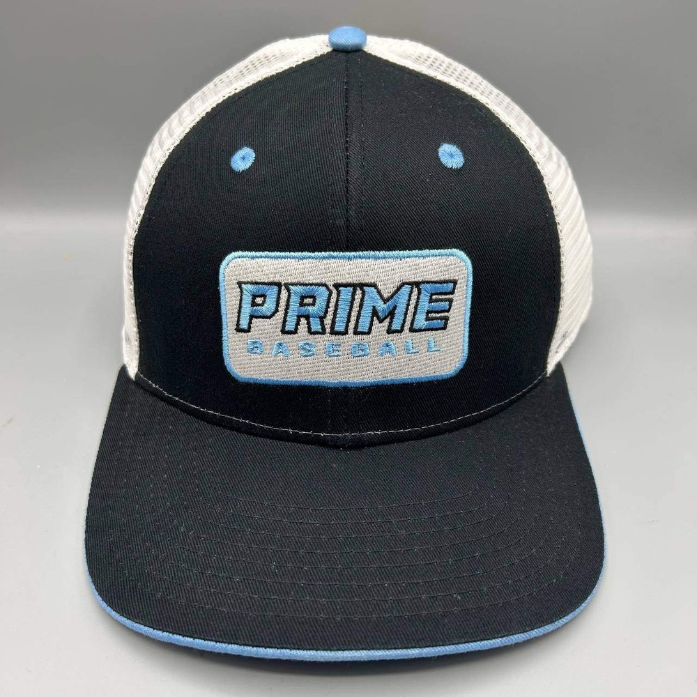 Prime Baseball Trucker Hat Men Black White The Game Snap Back Cap New